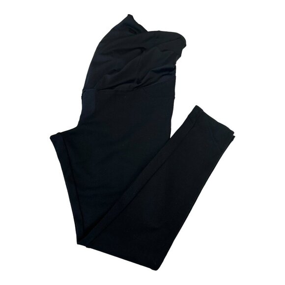 Isabel Maternity SZ Large Black Over Belly Panel Skinny Jeans Stretch - Picture 10 of 14